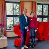 Inge Bias-Putzier mit Michael Schrodi